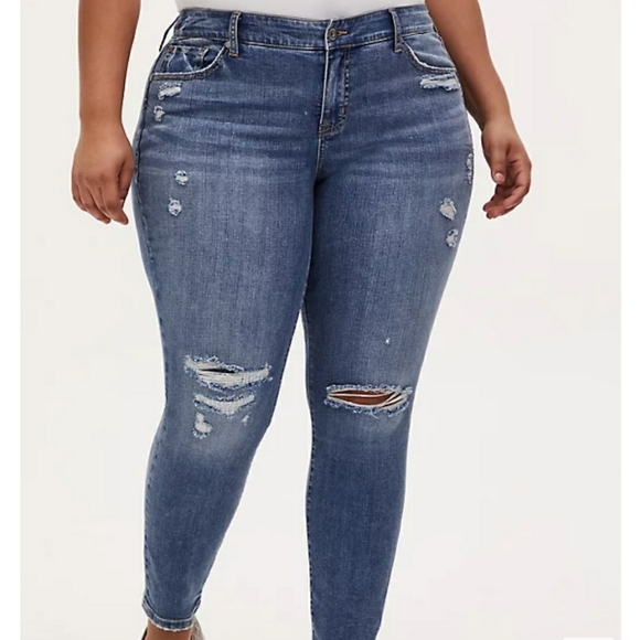 torrid Denim - Torrid Distressed Jeans
